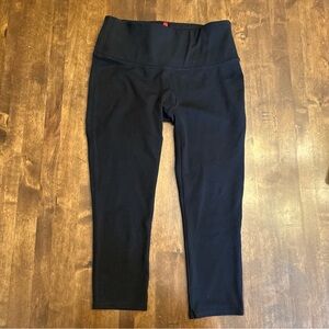 SPANX Small Black Leggings Ready to Wow Sexy Compression Shapewear Gym Yoga